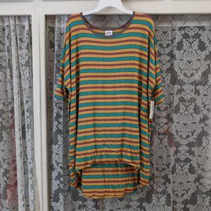 Striped High-Low Tunic | LuLaRoe Irma 3XL